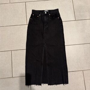 Pistola black denim skirt NWOT size 24